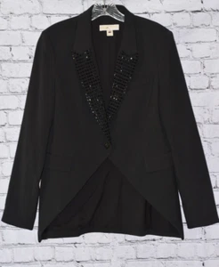 Giacca blazer da sera MICHAEL KORS smoking designer borchie taglia 12 nuova senza etichette - Foto 1 di 13