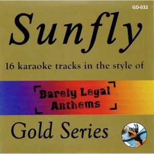 Sunfly Karaoke Gold CDG Disc Barely Legal Anthems CD+G CD Ft Stones Clapton Pulp - Picture 1 of 4