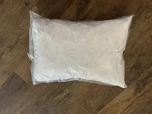 NEW Duck Down & Feather Pillow Cotton Cover Standard Sleep Pillow, 17" x 25" - Picture 1 of 3