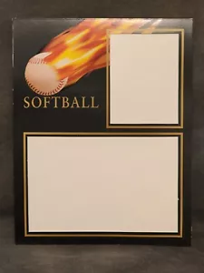 Jugador/Equipo de Softbol 7X5/31/2X5 MEMORY MATE Cartulina Doble Marco de Fotos Lote de 8 - Imagen 1 de 2