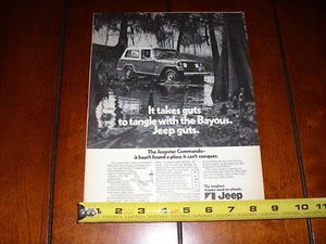 1971 JEEP JEEPSTER COMMANDO - ORIGINAL AD - Picture 1 of 2