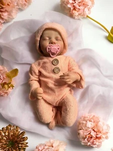reborn doll vinyl with cloth body baby - Picture 1 of 6