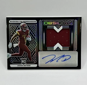 2022 Obsidian RPA Rookie Patch Jahan Dotson RC Auto /175 WHC311 - Picture 1 of 2
