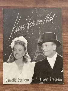 Caprichos Danielle Darrieux Albert Préjean Jean Parédès 1942 programa de cine... - Imagen 1 de 8