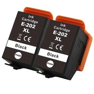 2 Nero XL Cartucce d'inchiostro per Epson Expression Photo XP-6005 & XP-6105 - Bild 1 von 3
