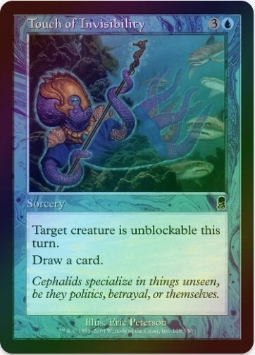 1 x Touch of Invisibility - Foil - Odyssey - LP - Magic The Gathering - MTG - Image 1 of 1