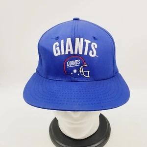 Cappello snapback nuovo vintage anni 90 NFL Football New York Giants AJD NFL blu - Foto 1 di 11