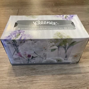 Kleenex Würfel 260 Taschentücher 2009 Vintage Blume VERSIEGELT - Bild 1 von 9