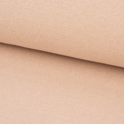 Sweat Jogging einfarbig Lurex Glitzer lachs goldfarbig 1,45m Breite - Bild 1 von 4