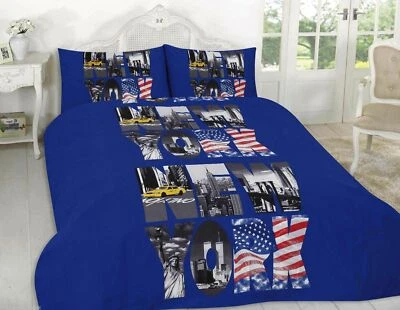 NZ New York City Duvet Quilt Cover Pillow case Bedding Set Single Double King