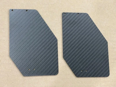 CARBON FIBER WING END PLATES for Arrma Limitless 6s BLX 2PC - Image 1 of 2
