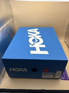 HOKA 'EMPTY BOX ONLY' Women's 8.5 Bondi Empty Shoe Box Tissue Paper Blue Box - Picture 1 of 8