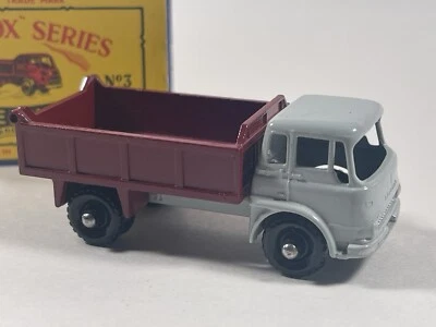 Camión volquete Lesney Matchbox #3 7 1/2 toneladas como nuevo de colección caja original y original Foto 1 de 4