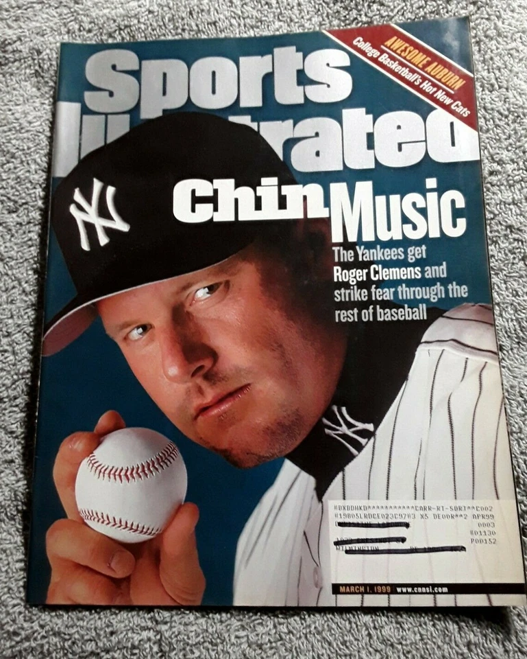 Sports Illustrated March 1 1999 Roger Clemens New York Yankees - Image 1 of 1
