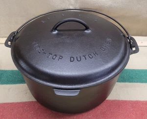 Griswold 11 Dutch Oven Tite-Top 836 Base & A2554 Lid Lg. Slant Logo Dutch Oven - Picture 1 of 24