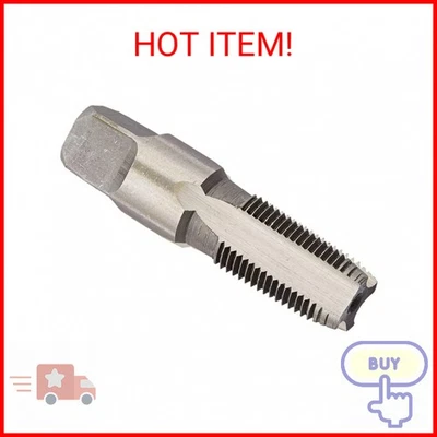 Drill America 3/8"-18 NPT Pipe Tap , Carbon Steel, DWTPT Series - Image 1 of 2