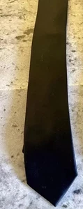 J. Ferrar Men’s necktie black Polyester/silk/rayon (57in-60in) - Picture 1 of 3