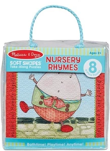 Melissa & Doug Soft Shapes Take-Along Puzzles -Nursery Rhymes - Picture 1 of 4
