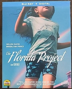 The Florida Project (Blu-ray, 2017) With Slipcover A24 Sean Baker Willem Dafoe - Picture 1 of 2