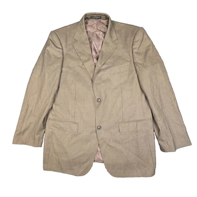 Giorgio Armani blazer mens XLARGE brown Long Sleeve formal wool Size XL 54 - Image 1 of 4