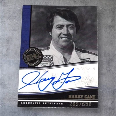 Harry Gant SKOAL BANDIT PACK PULLED signed HOFer card 2006 PRESS PASS LEGENDS #d - Image 1 of 2