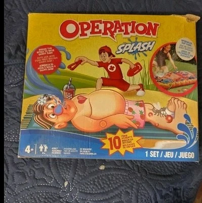 Hasbro Operation Splash Sprinkler Mat Game Foam Ailments 1 Set - Image 1 of 2