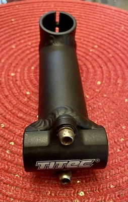Titec Stem. 1 1/8” x 25.4 Bar Clamp. 8 Deg. Rise. 120mm Length + or -. - Image 1 of 4