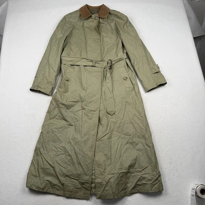 Abrigo safari vintage de Abercrombie & Fitch para mujer talla 6 cuello largo de pana Foto 1 de 4