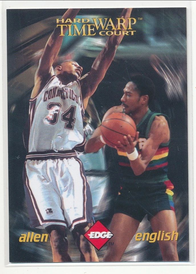 1996 Edge Rookie Rage Ray Allen & Alex English Timewarp Gold /1000 - Image 1 of 1