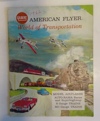 Catálogo Gilbert American Flyer World of Transportation 1962 de colección Foto 1 de 4