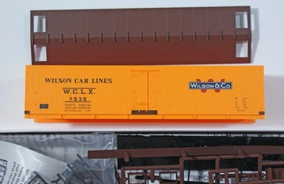 Red Caboose Refrigerator Car, WCLX  Markings, Wilson Car Lines, HO Scale NOS - Image 1 of 4