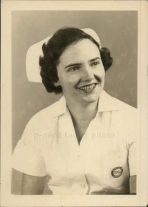 Nurse Portrait 1954 - Found Photo Fort Smith Arkansas AR Medical - Picture 1 of 2