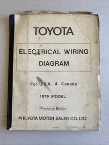 1979 Toyota Pickup Celica Corolla Corona Electrical Wiring Diagram Provisional - Picture 1 of 7