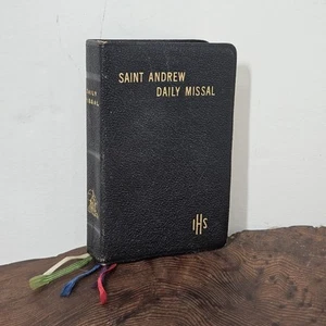 Saint Andrew Daily Missal Dom Gaspar Lefebvre Regular Edition Copyright 1956 VTG - Picture 1 of 12
