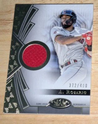 Amed Rosario 2023 Topps Tier One Relic 372/400 Cleveland Guardians - Image 1 of 3