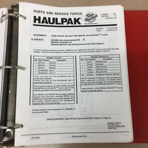 Wabco HAULPAK SERVICE INFORMATION SHOP BULLETIN DUMP HAUL TRUCK QUARRY MANUAL - Picture 1 of 5