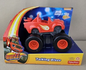 TALKING BLAZE Fisher-Price Nickelodeon Blaze & Monster Machines HTF PKGDSTRSS - Picture 1 of 12