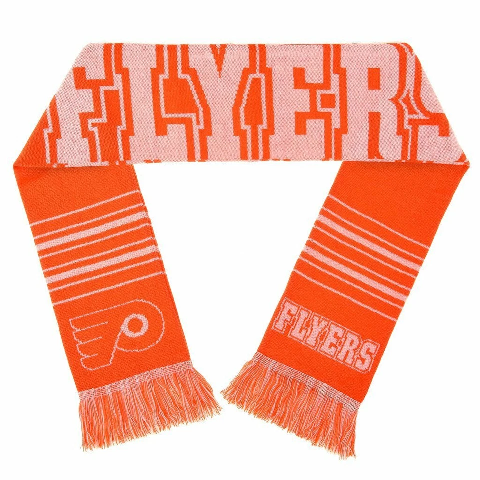 Bufanda Forever Collectibles NHL Philadelphia Flyers 2 Caras Tejida Marca Logo Foto 1 de 1