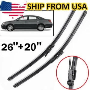 2Pcs/Set Front Windshield Wiper Blades For Toyota Avalon XX30 2005-2012 26" 20" - Foto 1 di 6