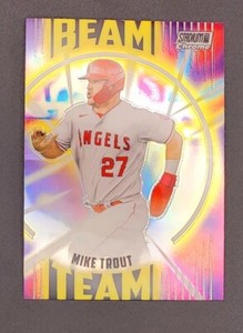 Mike Trout 2022 Topps Stadium Club Chrome Beam Team Insert #BT-6