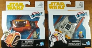 2x Star Wars Micro Force Rey's Speeder Snowspeeder Mini Figures Toys - Bild 1 von 10