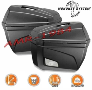 PAAR MOTORRAD SEITENKOFFER KAPPA K22N MONOKEY KAPAZITÄT 22 LT K22 N - Bild 1 von 1