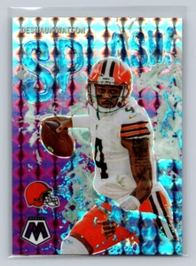 2023 Mosaic Football #SS-DW DeShaun Watson - Splash Purple 25/49-Marrones - Imagen 1 de 2