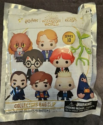 Harry Potter Series 10 Collectors 3D Bag Clip : Sealed Blind Bags - Image 1 of 2
