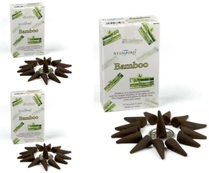 STAMFORD Incense DHOOP CONES Insence Scent Home BAMBOO Fragrance - PACK OF 3 - Picture 1 of 1