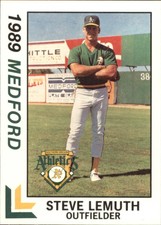 1989 Medford Athletics Best #19 Steve Lemuth