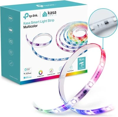 Kasa Smart LED Light Strip, 50 Color Zones RGBIC, 16.4ft 16.4 ft., White  - Image 1 of 4