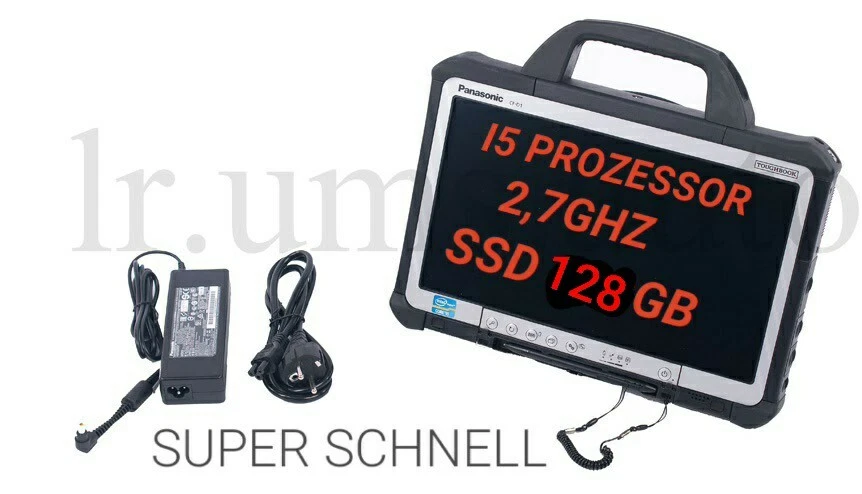 Panasonic TOUGHBOOKMK3 CF-D1 2,4 GHZ  I5 Prozessor 8GB RAM 128 GB SSD - Bild 1 von 1