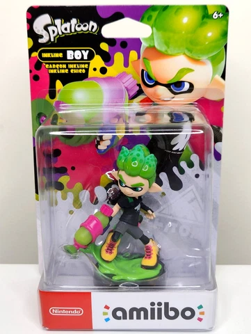 Nintendo Amiibo Inkling Boy Neon Green Splatoon 2 Series Free Shipping Cover