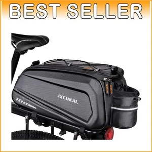 Compact Waterproof Bike Bag - 9.5L Capacity with Easy Installation & Reflectors - Picture 1 of 8